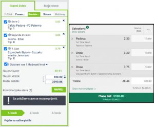 Primerjava kvot med Bet365 in Bet at Home